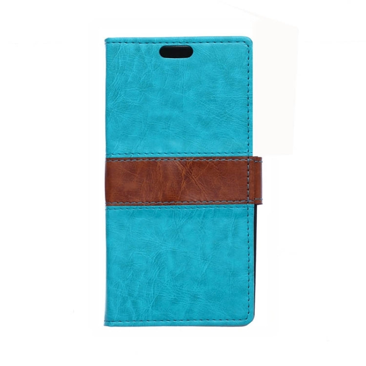 Crazy Horse Texture Color Matching Flip Leather Case with Holder & Card Slots & Wallet for Galaxy J7