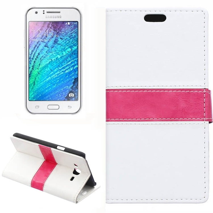 Crazy Horse Texture Color Matching Flip Leather Case with Holder & Card Slots & Wallet for Galaxy J7
