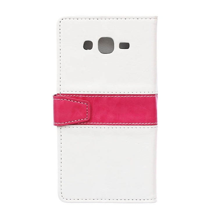 Crazy Horse Texture Color Matching Flip Leather Case with Holder & Card Slots & Wallet for Galaxy J7
