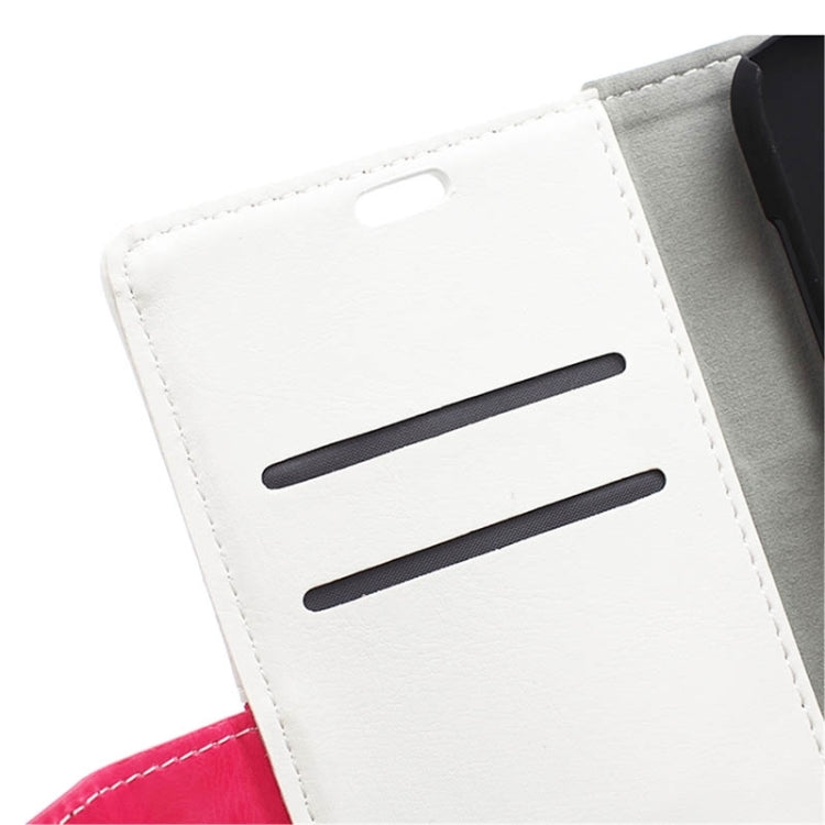 Crazy Horse Texture Color Matching Flip Leather Case with Holder & Card Slots & Wallet for Galaxy J7