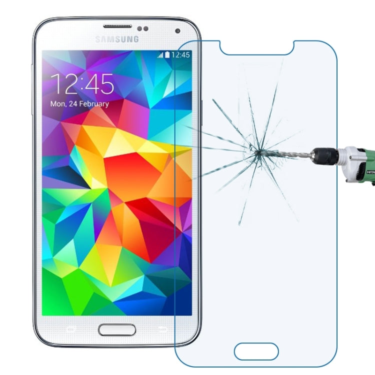 LOPURS 0.30mm 9H+ Surface Hardness 2.5D Explosion-proof Anti Blue-ray Tempered Glass Film for Galaxy S5 / G900