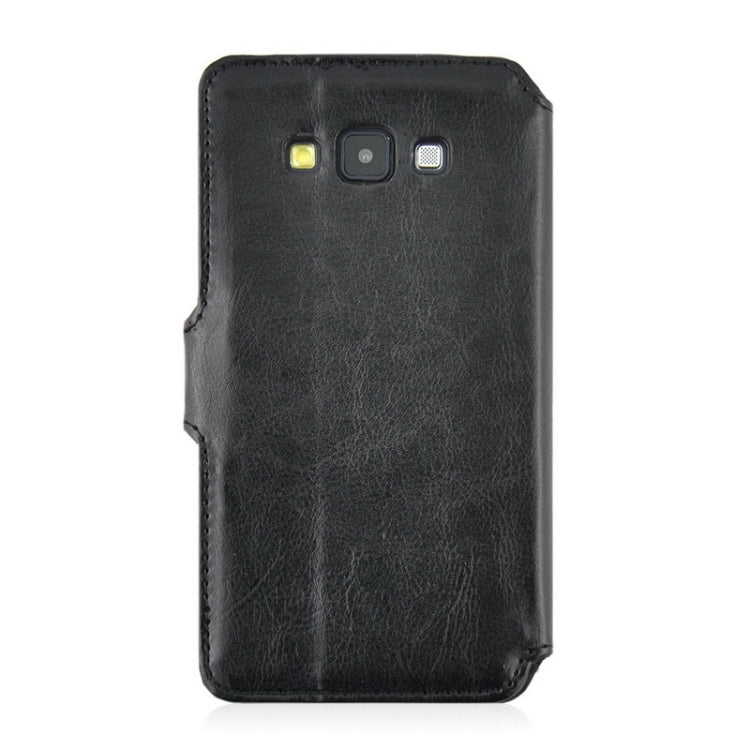 Crazy Horse Texture Color Matching Style Leather Case with Holder & Card Slots & Wallet for Galaxy A7