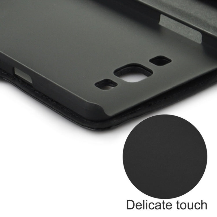 Crazy Horse Texture Color Matching Style Leather Case with Holder & Card Slots & Wallet for Galaxy A7