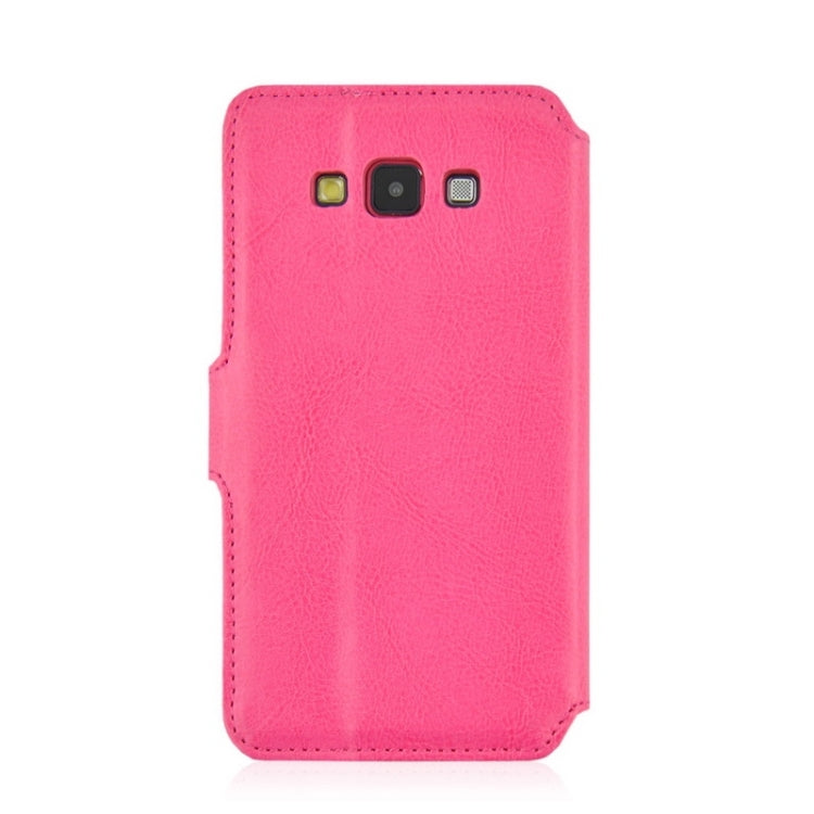 Crazy Horse Texture Color Matching Style Leather Case with Holder & Card Slots & Wallet for Galaxy A7