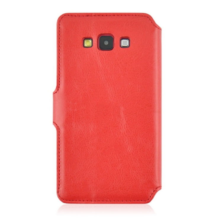 Crazy Horse Texture Color Matching Style Leather Case with Holder & Card Slots & Wallet for Galaxy A7