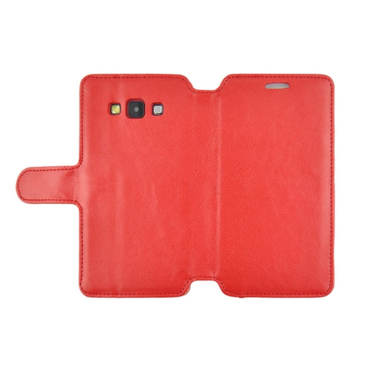 Crazy Horse Texture Color Matching Style Leather Case with Holder & Card Slots & Wallet for Galaxy A7