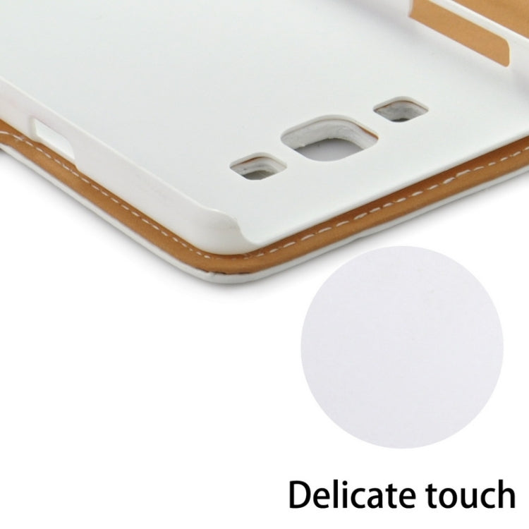 Crazy Horse Texture Color Matching Style Leather Case with Holder & Card Slots & Wallet for Galaxy A7