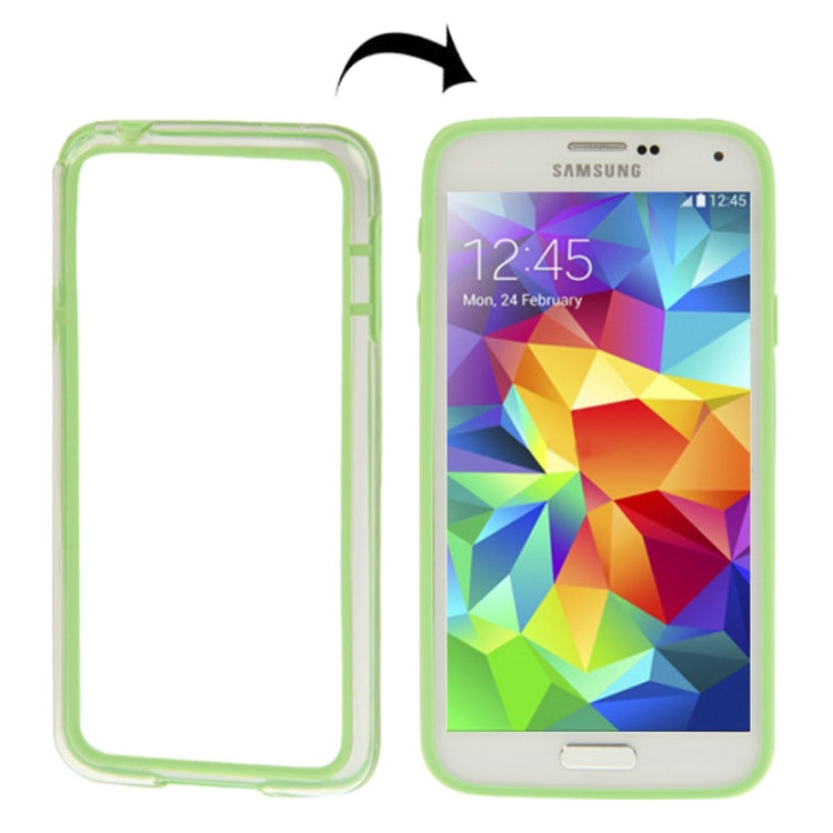 Transparent Plastic + TPU Frame Case for Galaxy S5 mini / G800