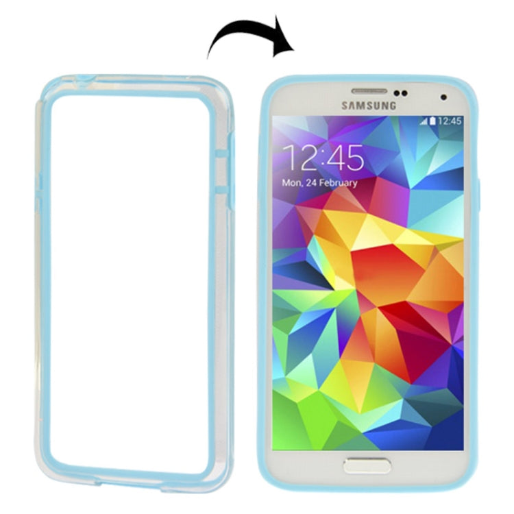 Transparent Plastic + TPU Frame Case for Galaxy S5 mini / G800