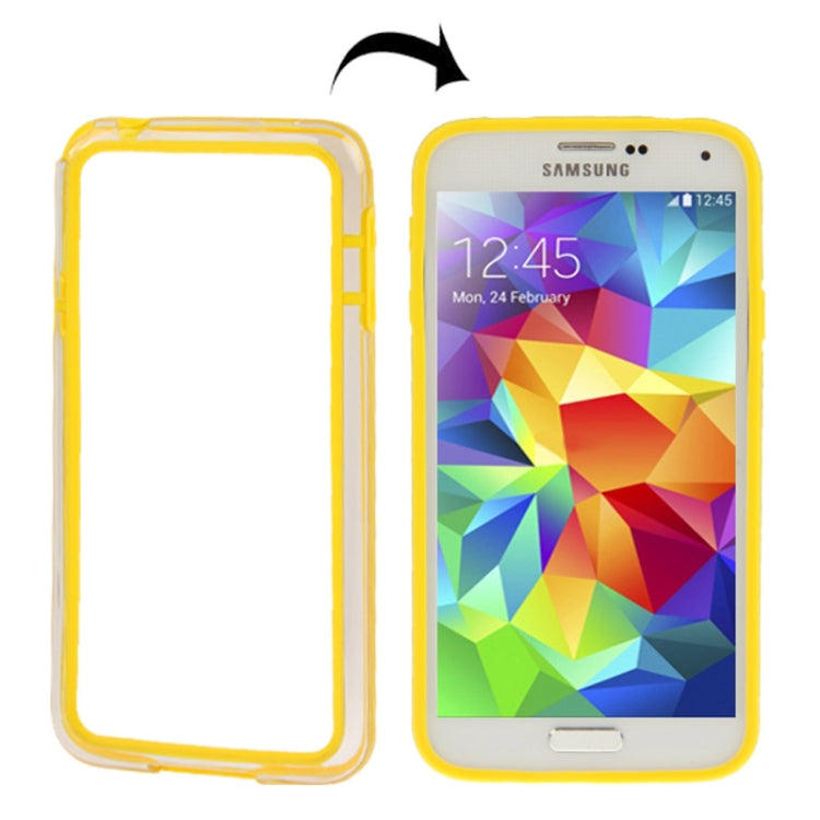 Transparent Plastic + TPU Frame Case for Galaxy S5 mini / G800