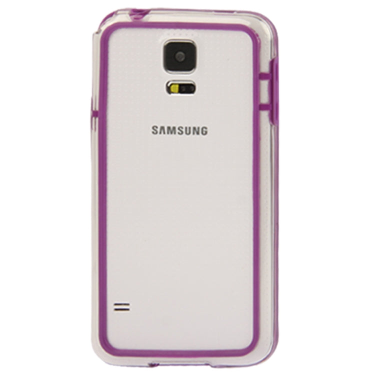 Transparent Plastic + TPU Frame Case for Galaxy S5 mini / G800