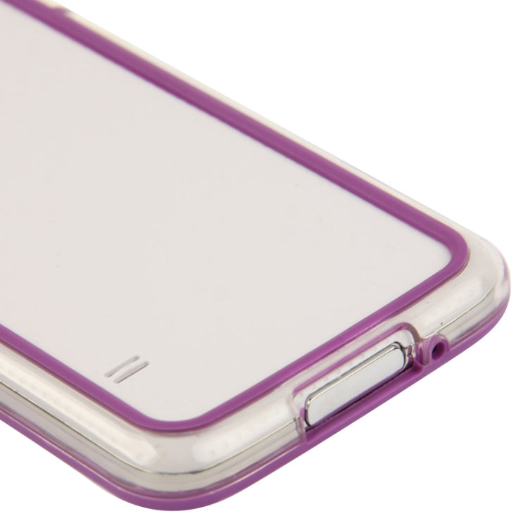 Transparent Plastic + TPU Frame Case for Galaxy S5 mini / G800