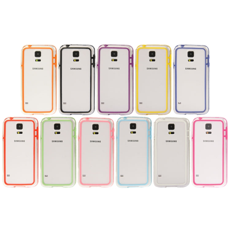 Transparent Plastic + TPU Frame Case for Galaxy S5 mini / G800