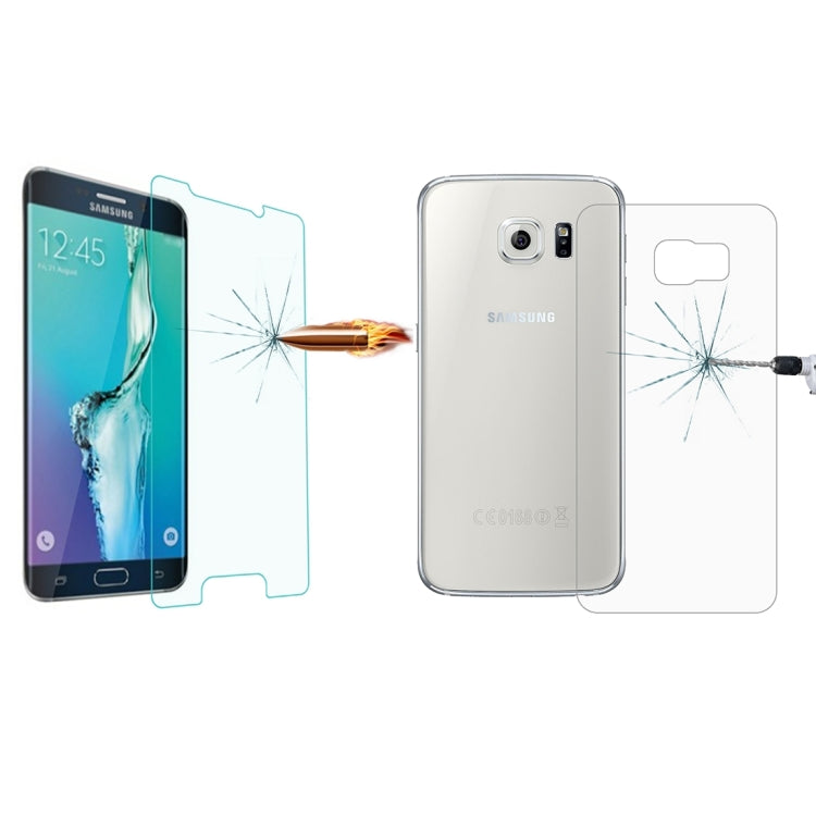 0.26mm 9H+ Surface Hardness 2.5D Explosion-proof Tempered Glass Front + Back Film for Galaxy Note 5 / N920