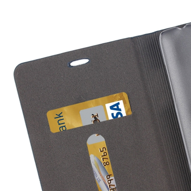 Horizontal Flip Canvas Leather Case with Card Slot & Holder for Galaxy Note Edge / N915