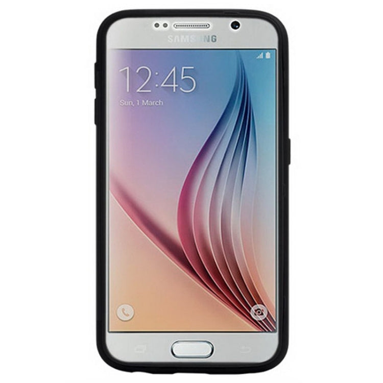 For Galaxy S6 Horizontal Flip Transparent PC Front Cover + TPU Back Cover Protective Case