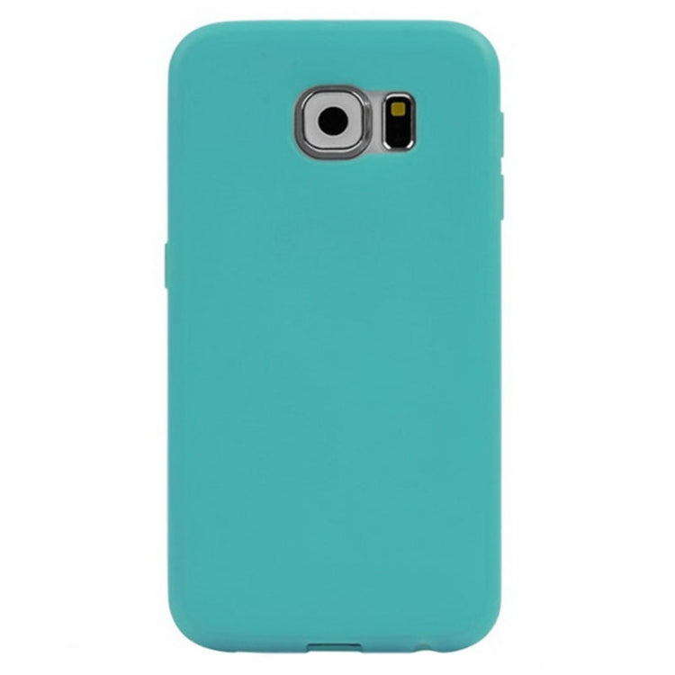 For Galaxy S6 Horizontal Flip Transparent PC Front Cover + TPU Back Cover Protective Case