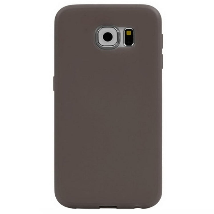 For Galaxy S6 Horizontal Flip Transparent PC Front Cover + TPU Back Cover Protective Case