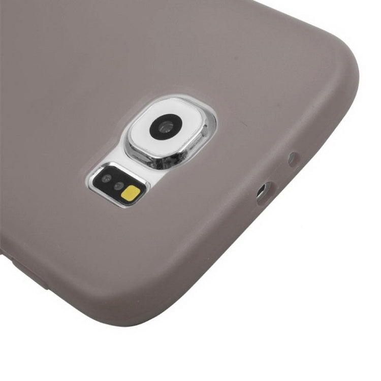 For Galaxy S6 Horizontal Flip Transparent PC Front Cover + TPU Back Cover Protective Case