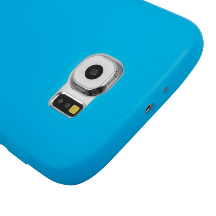 For Galaxy S6 Horizontal Flip Transparent PC Front Cover + TPU Back Cover Protective Case