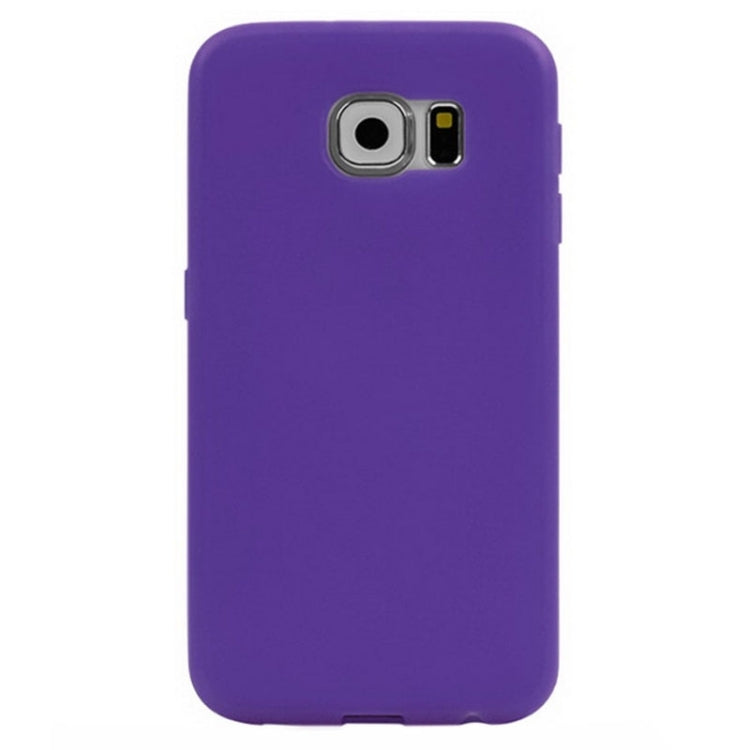 For Galaxy S6 Horizontal Flip Transparent PC Front Cover + TPU Back Cover Protective Case