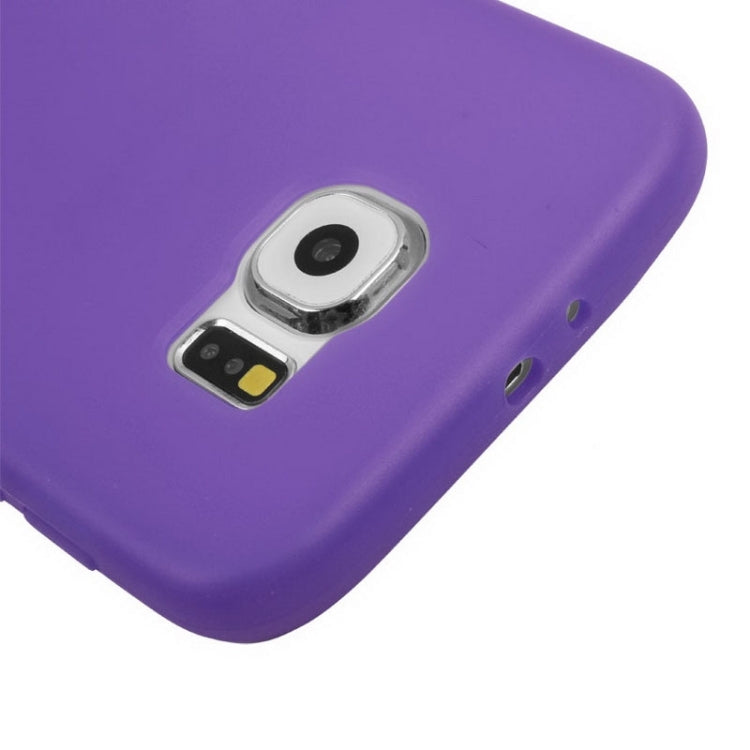 For Galaxy S6 Horizontal Flip Transparent PC Front Cover + TPU Back Cover Protective Case