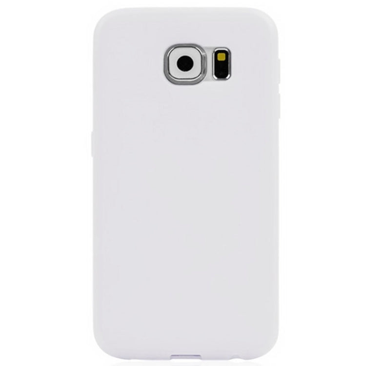 For Galaxy S6 Horizontal Flip Transparent PC Front Cover + TPU Back Cover Protective Case