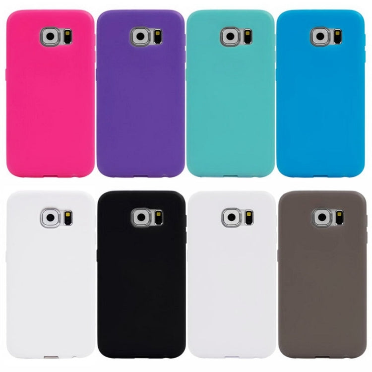 For Galaxy S6 Horizontal Flip Transparent PC Front Cover + TPU Back Cover Protective Case