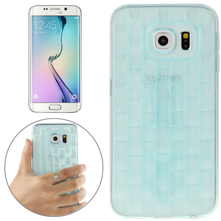 For Galaxy S6 edge / G925 Ice Sculptures TPU Protective Case with Handle
