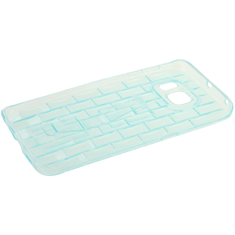 For Galaxy S6 edge / G925 Ice Sculptures TPU Protective Case with Handle