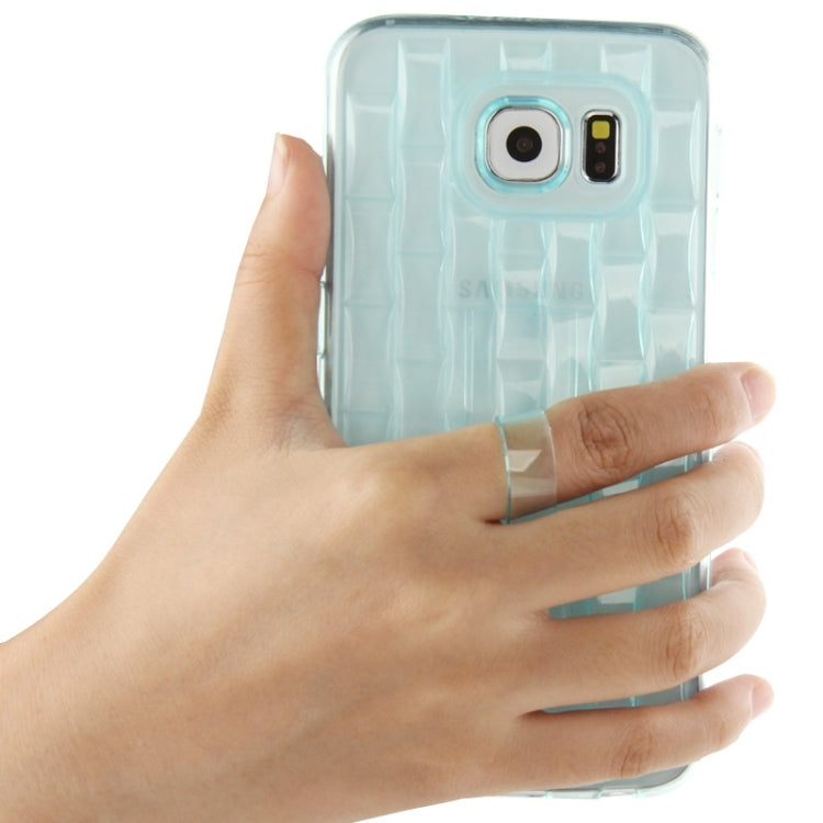For Galaxy S6 edge / G925 Ice Sculptures TPU Protective Case with Handle