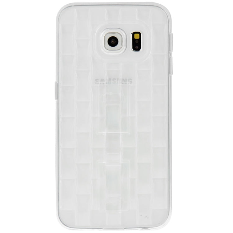 For Galaxy S6 edge / G925 Ice Sculptures TPU Protective Case with Handle