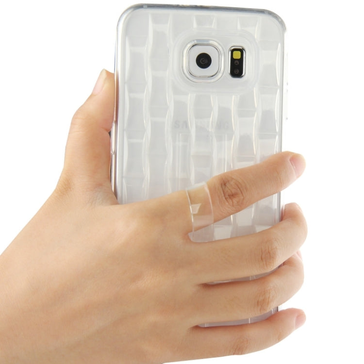For Galaxy S6 edge / G925 Ice Sculptures TPU Protective Case with Handle
