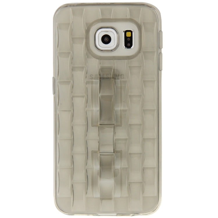 For Galaxy S6 / G920 Ice Sculptures TPU Protective Case with Handle