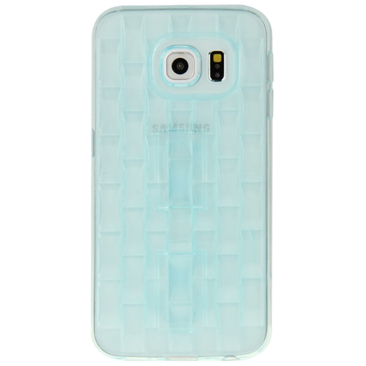 For Galaxy S6 / G920 Ice Sculptures TPU Protective Case with Handle