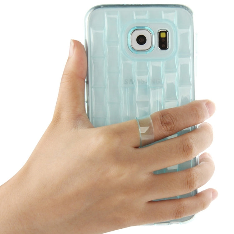 For Galaxy S6 / G920 Ice Sculptures TPU Protective Case with Handle