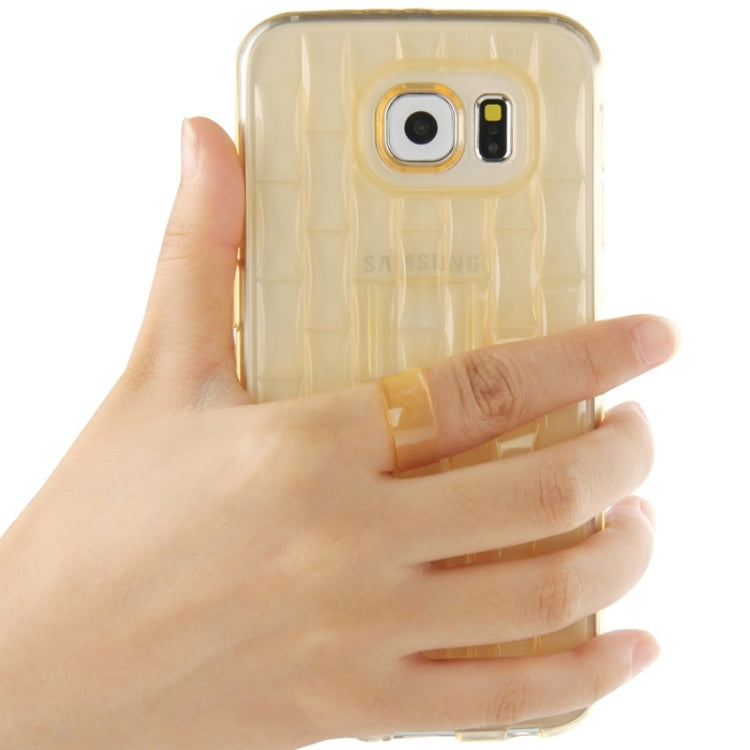 For Galaxy S6 / G920 Ice Sculptures TPU Protective Case with Handle