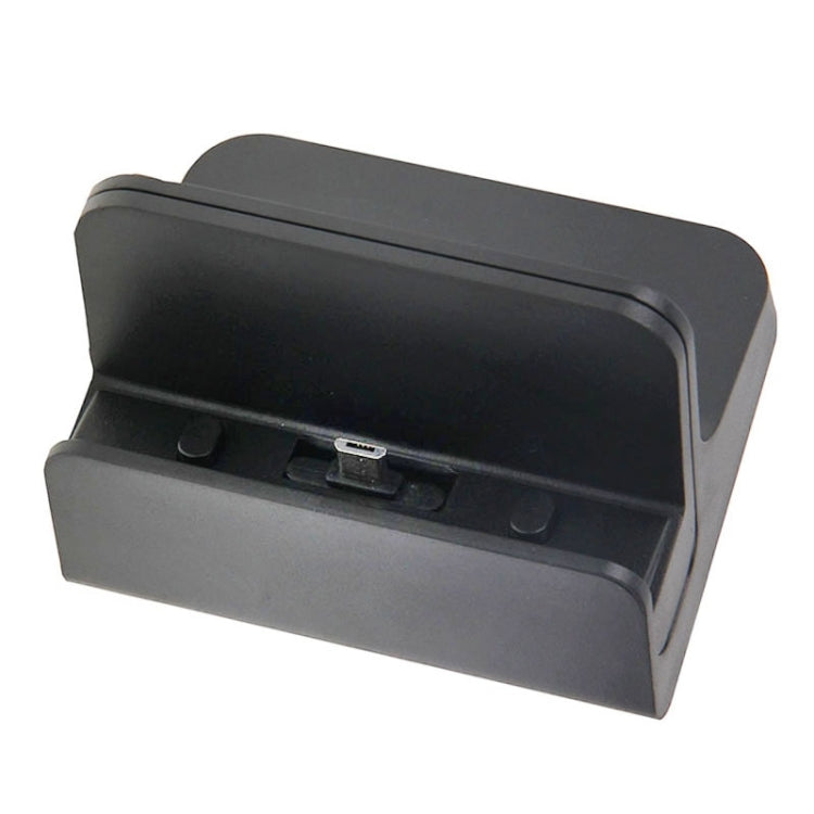 5V 2A Micro USB Dock Charger with Micro USB Charging Cable for Galaxy S6 Edge+ / S6 Edge / S6 / S IV / Note 5 / Note 5 Edge, HTC, Sony(Black)