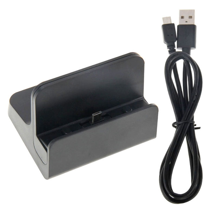 5V 2A Micro USB Dock Charger with Micro USB Charging Cable for Galaxy S6 Edge+ / S6 Edge / S6 / S IV / Note 5 / Note 5 Edge, HTC, Sony(Black)