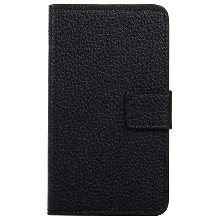 Litchi Texture Solid Color Horizontal Flip Leather Case with Holder & Card Slots & Wallet for Galaxy On5 / G550