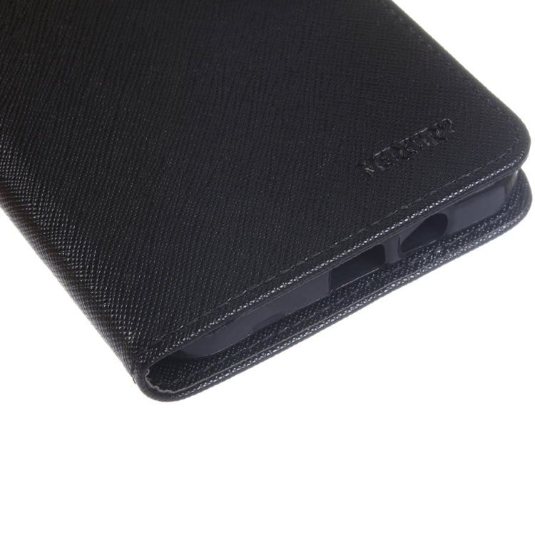 Color Matching Cross Texture Horizontal Flip Leather Case with Holder & Card Slots & Wallet for Galaxy A8