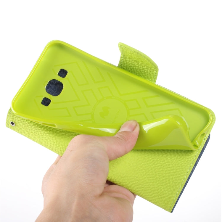 Color Matching Cross Texture Horizontal Flip Leather Case with Holder & Card Slots & Wallet for Galaxy A8