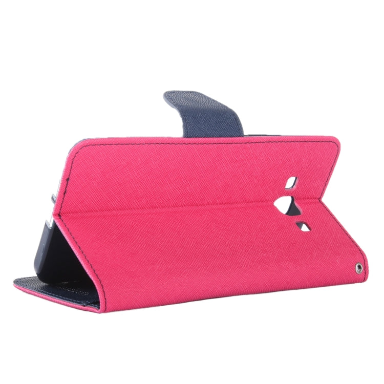 Color Matching Cross Texture Horizontal Flip Leather Case with Holder & Card Slots & Wallet for Galaxy A8