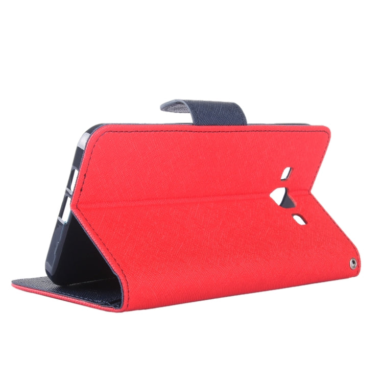Color Matching Cross Texture Horizontal Flip Leather Case with Holder & Card Slots & Wallet for Galaxy A8
