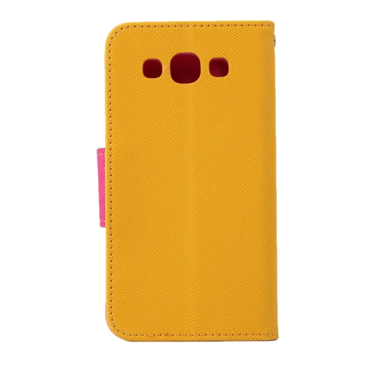 Color Matching Cross Texture Horizontal Flip Leather Case with Holder & Card Slots & Wallet for Galaxy A8