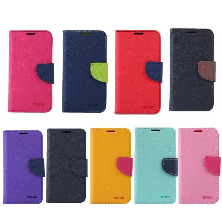 Color Matching Cross Texture Horizontal Flip Leather Case with Holder & Card Slots & Wallet for Galaxy A8