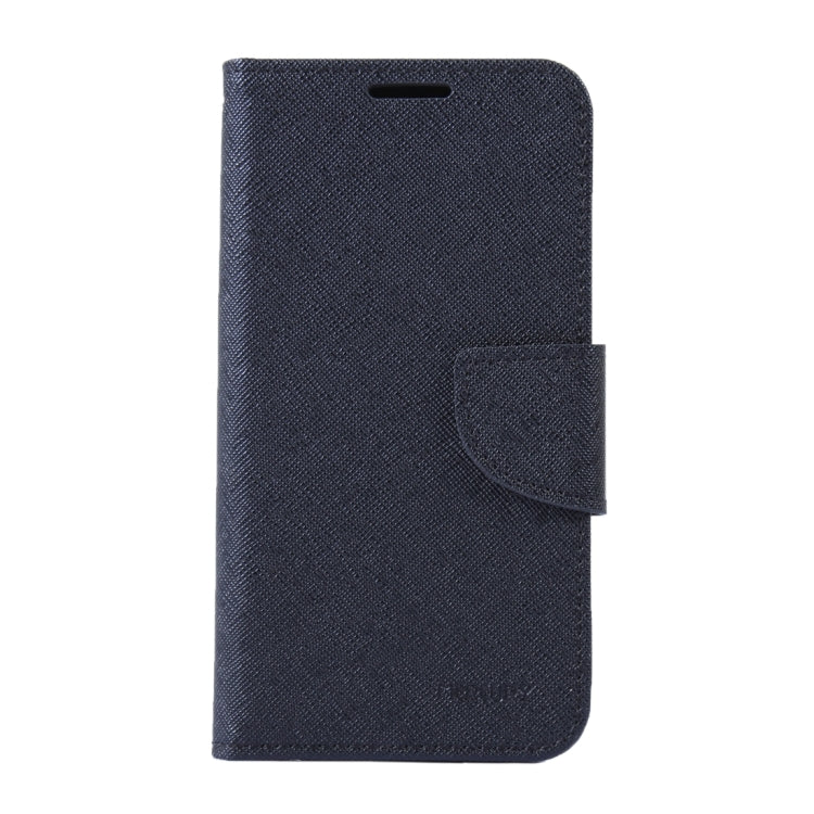 Color Matching Cross Texture Horizontal Flip Leather Case with Holder & Card Slots & Wallet for Galaxy J3 / J3109