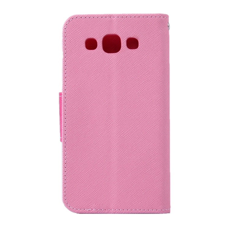 Color Matching Cross Texture Horizontal Flip Leather Case with Holder & Card Slots & Wallet for Galaxy J3 / J3109