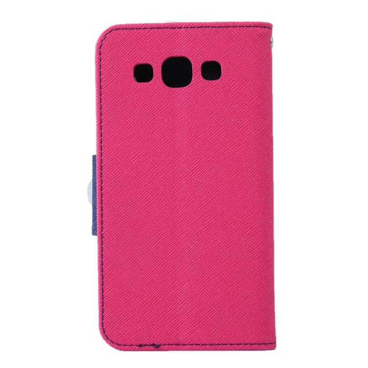 Color Matching Cross Texture Horizontal Flip Leather Case with Holder & Card Slots & Wallet for Galaxy J3 / J3109