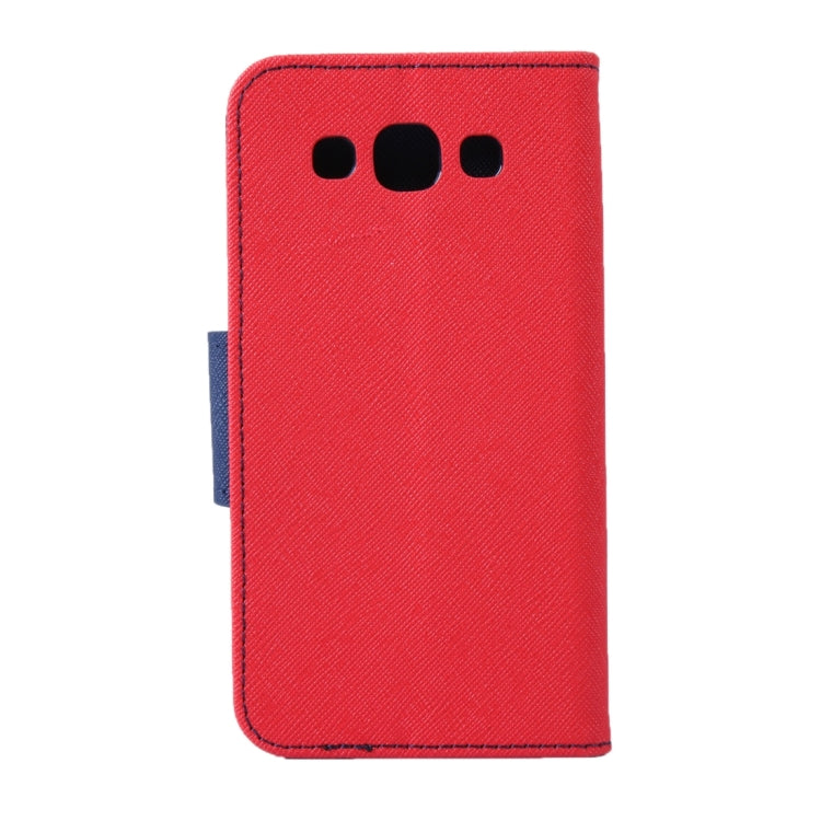 Color Matching Cross Texture Horizontal Flip Leather Case with Holder & Card Slots & Wallet for Galaxy J3 / J3109